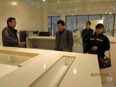 市工信局領導蒞臨HJC黄金城裝飾考察並指導工作